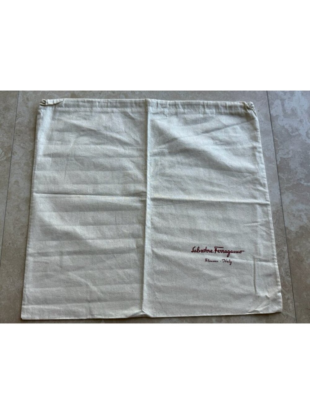 Salvatore Ferragamo Storage Drawstring Dust Bag  16" x 17"